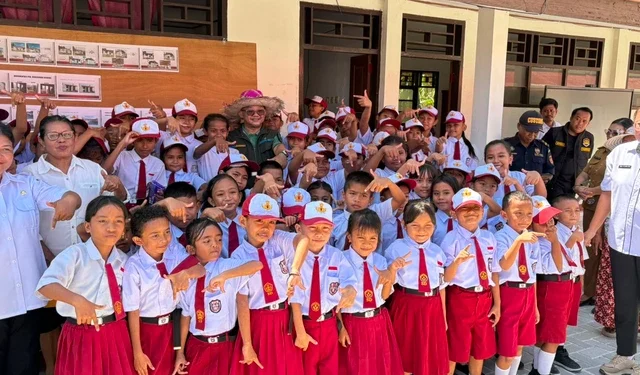 Siswa Miangas Senang Sekolah Direvitalisasi: Kini Belajar Lebih Nyaman