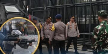 Barikade Berlapis dan Kendaraan Taktis Kepung DPR Jelang Aksi 27 Agustus