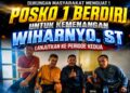 Posko 1 Berdiri, Dukungan Warga Menguat: Wiharnyo,ST Didorong Lanjutkan ke Periode Kedua
