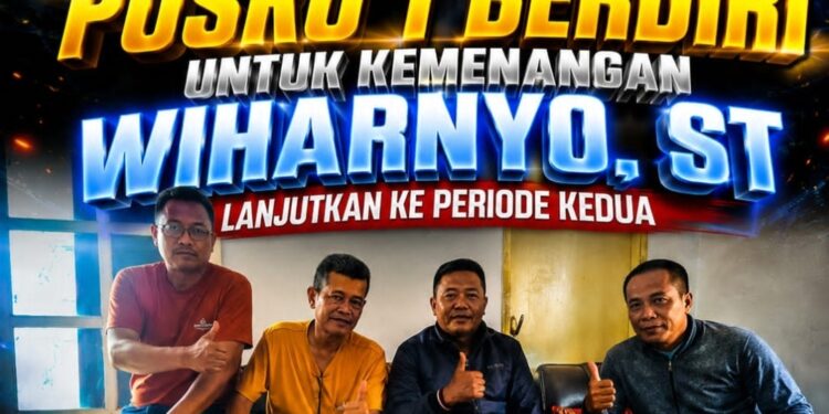 Posko 1 Berdiri, Dukungan Warga Menguat: Wiharnyo,ST Didorong Lanjutkan ke Periode Kedua