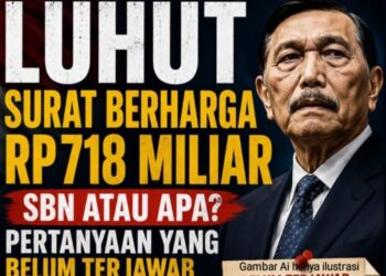 Anatomi Rp718 Miliar Surat Berharga Luhut: SBN atau Entitas Tertutup? Menagih Rincian LHKPN